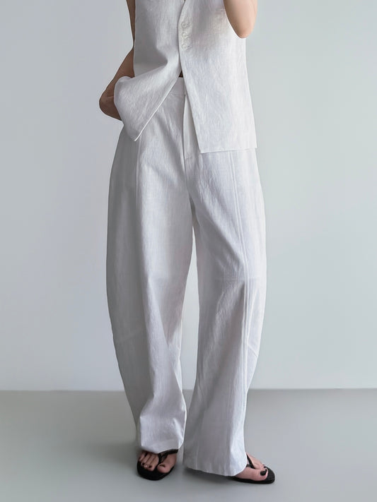 Maren | Linen tailored pants