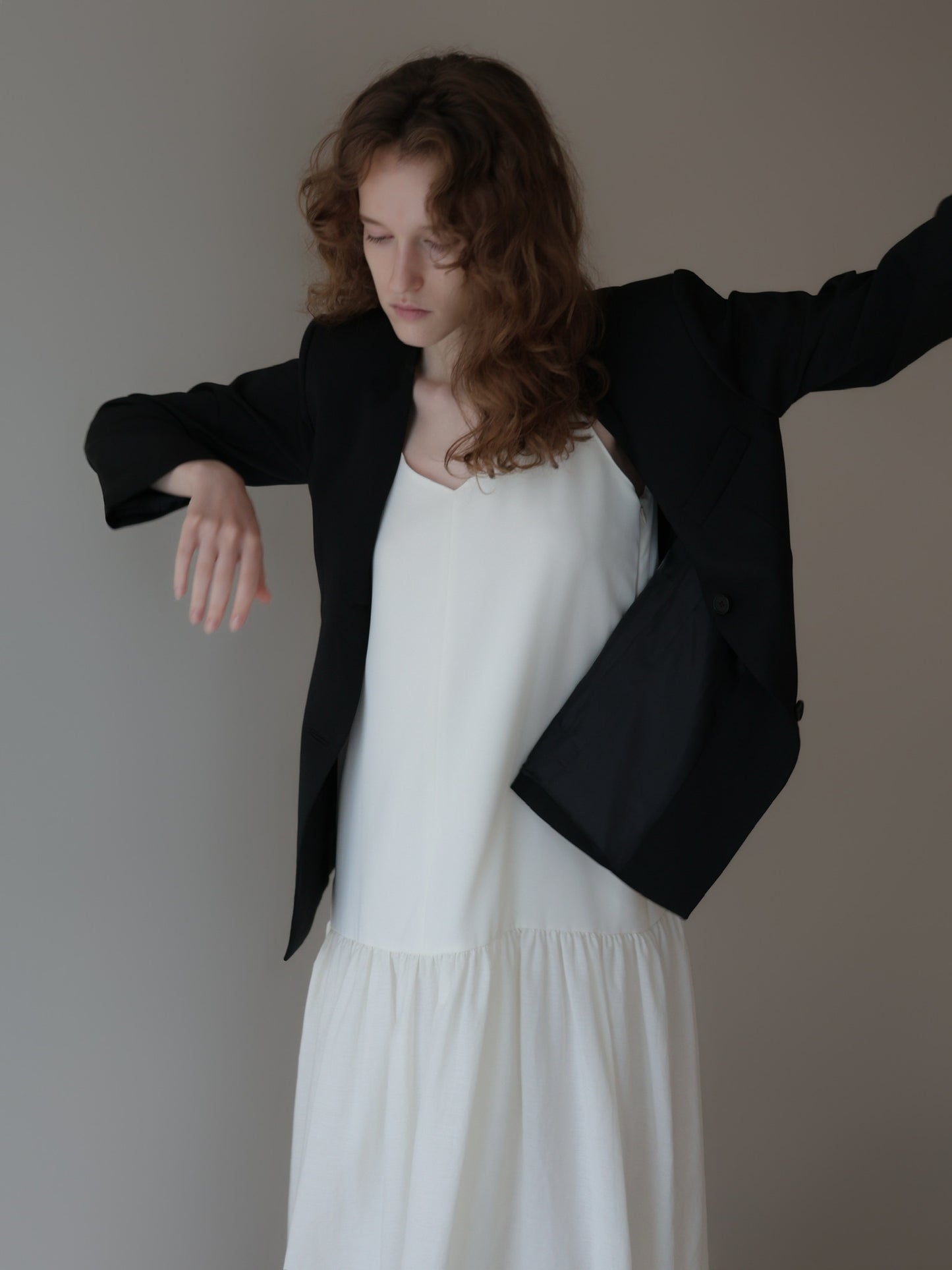 Nadine | Tiered cami dress　