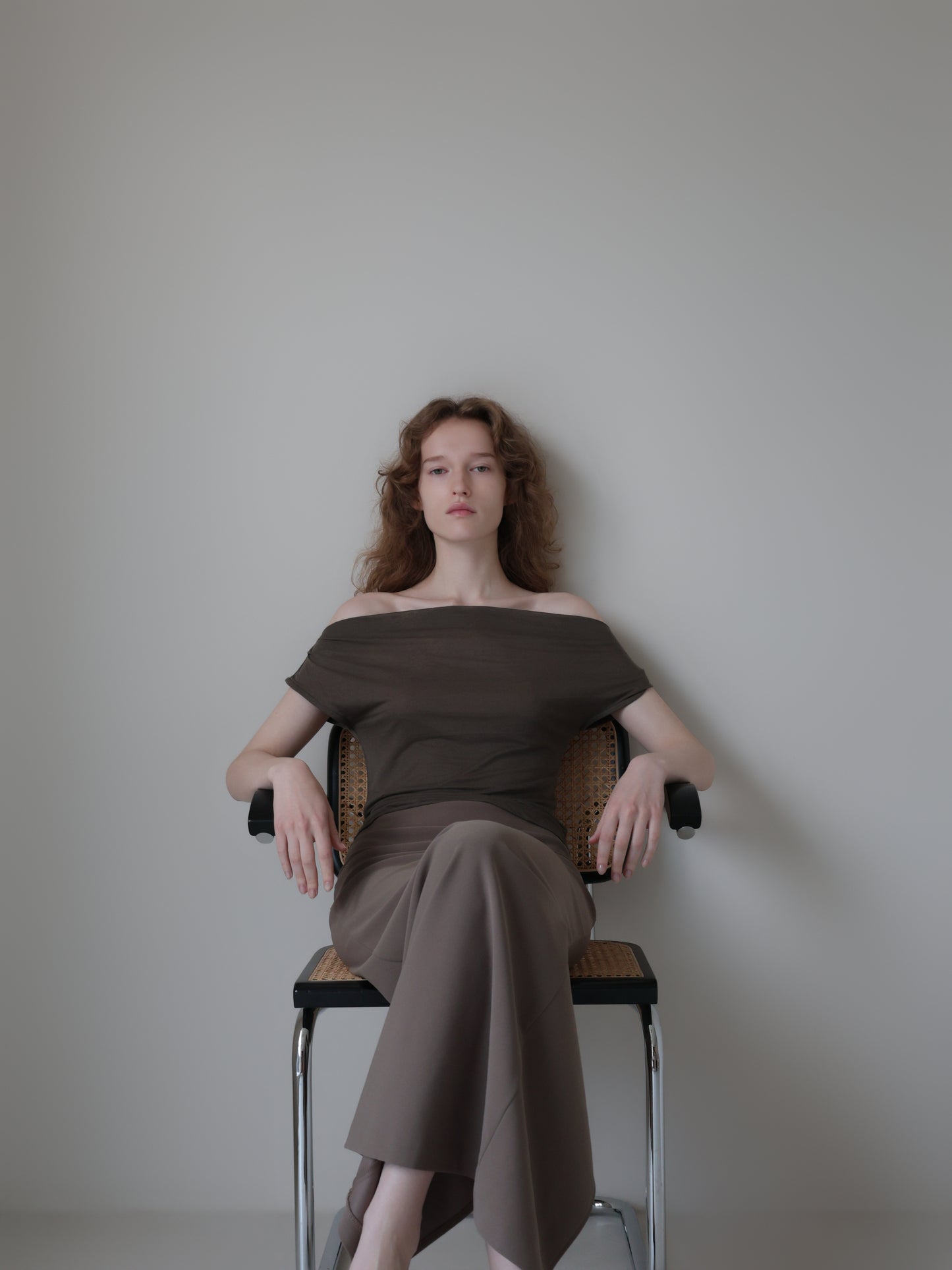 Romy | Drape off shoulder top