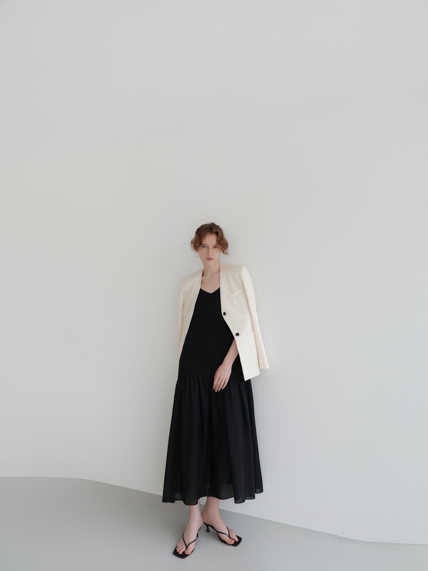 Nadine | Tiered cami dress　