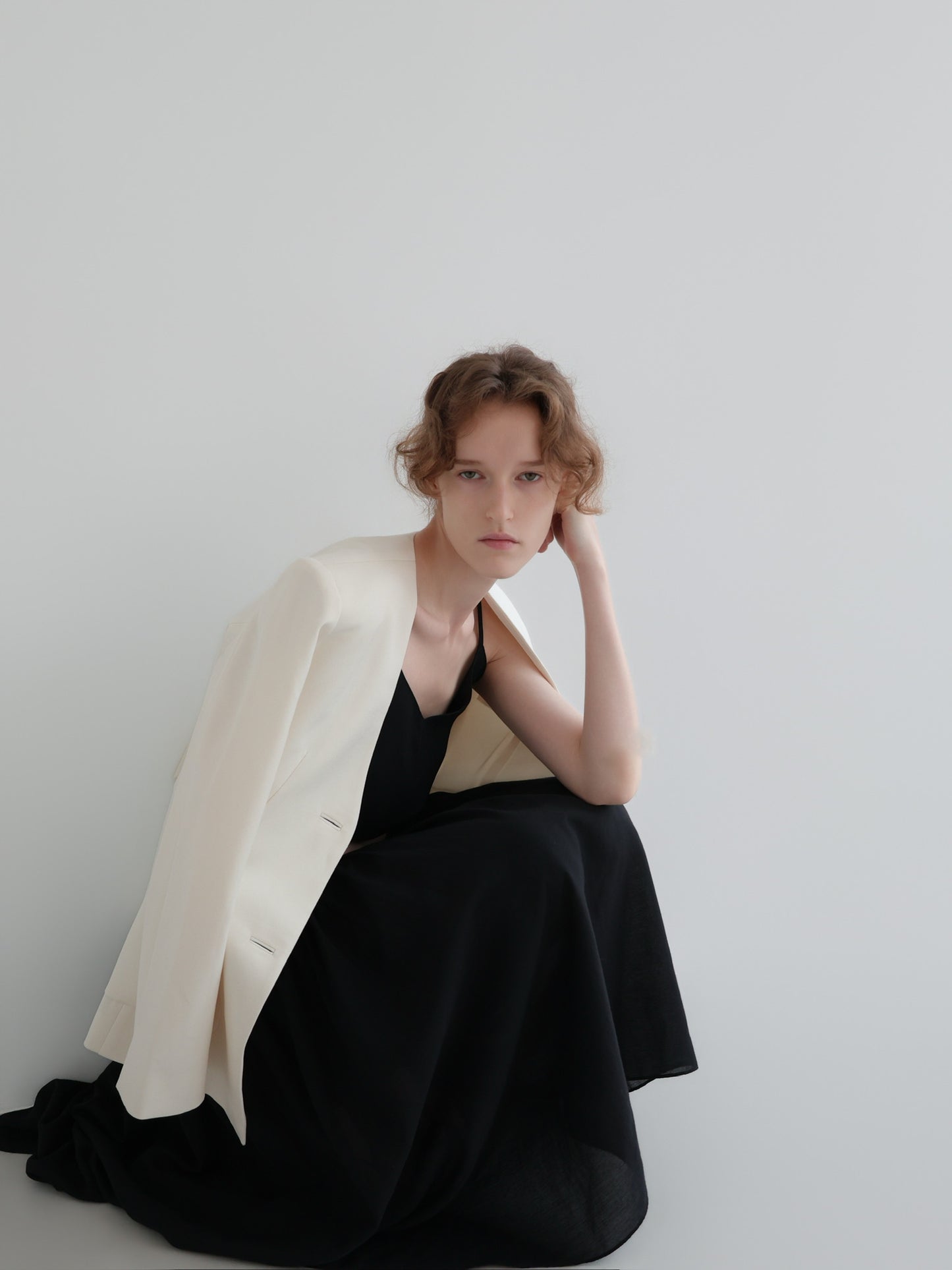 Nadine | Tiered cami dress　