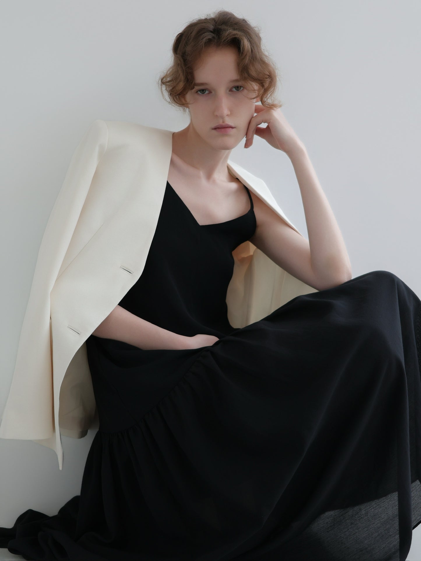Nadine | Tiered cami dress　