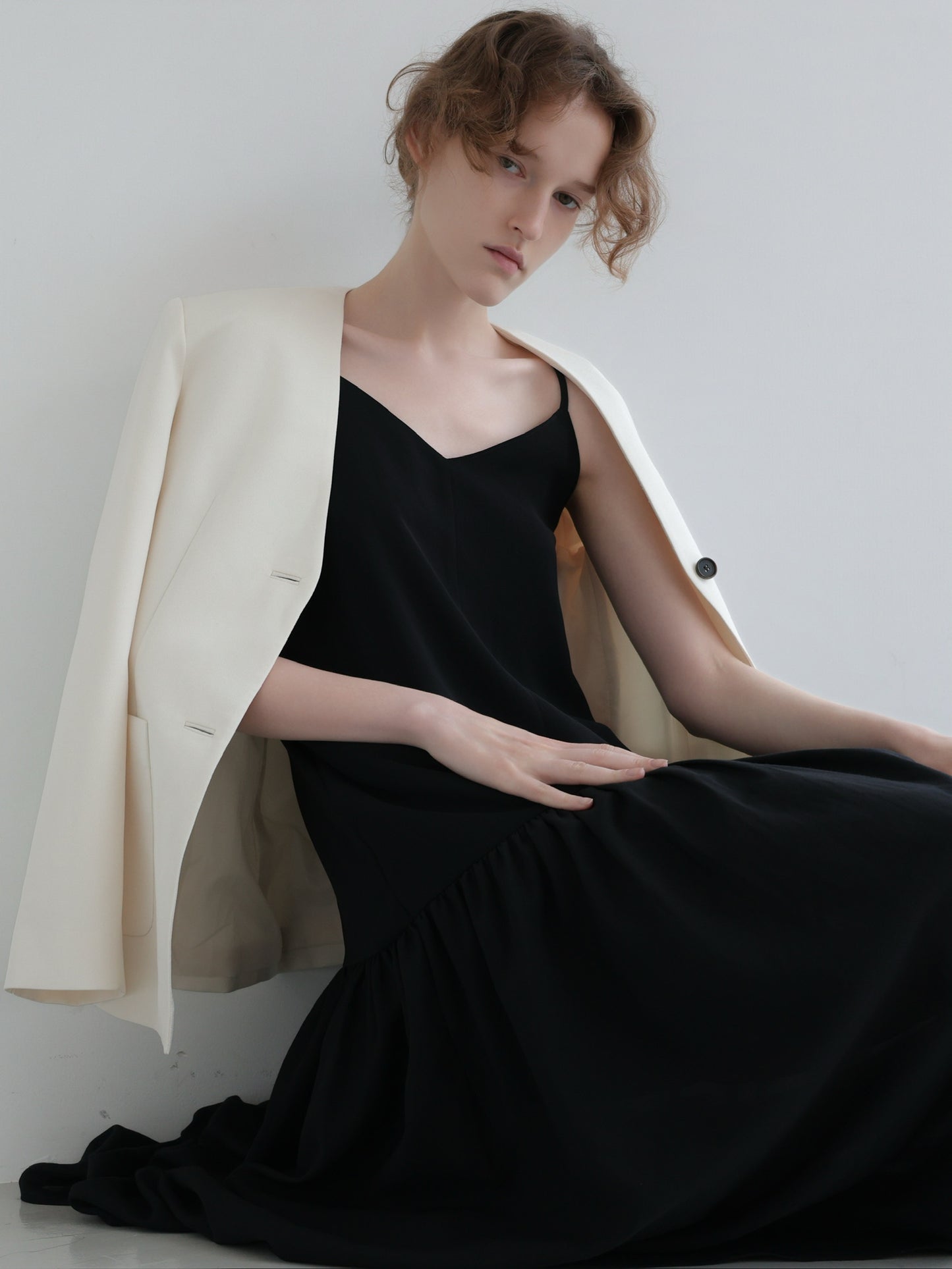 Nadine | Tiered cami dress　
