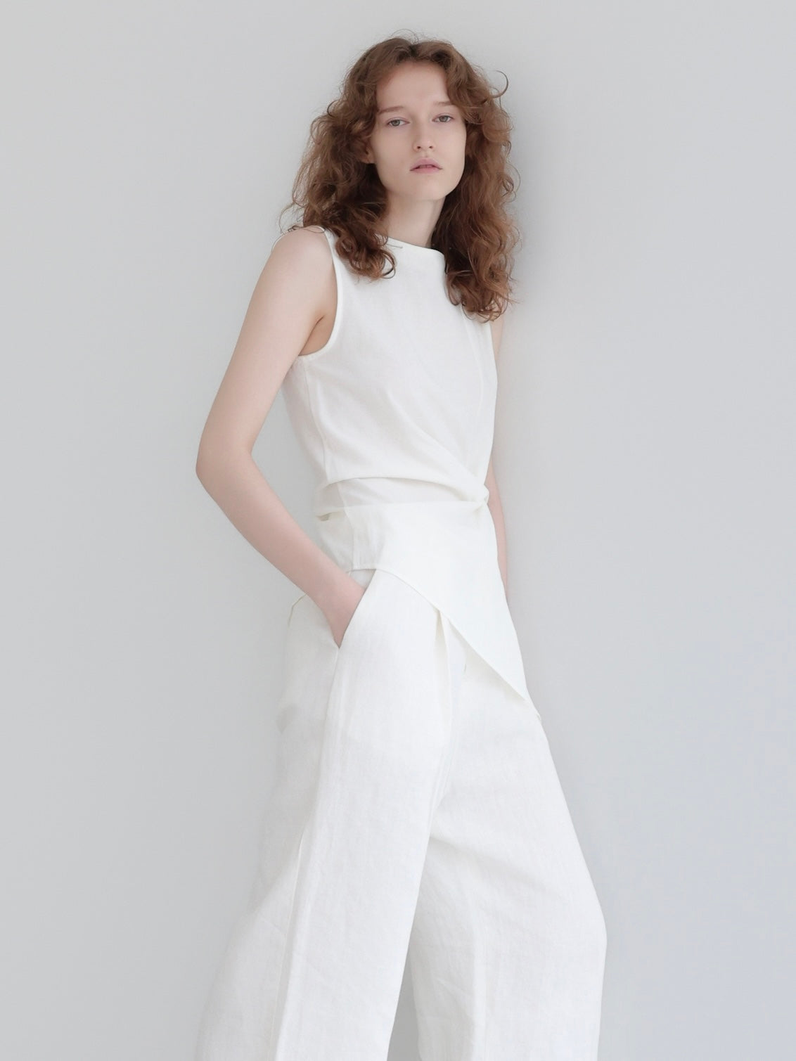 Jade | Asymmetric wrap top