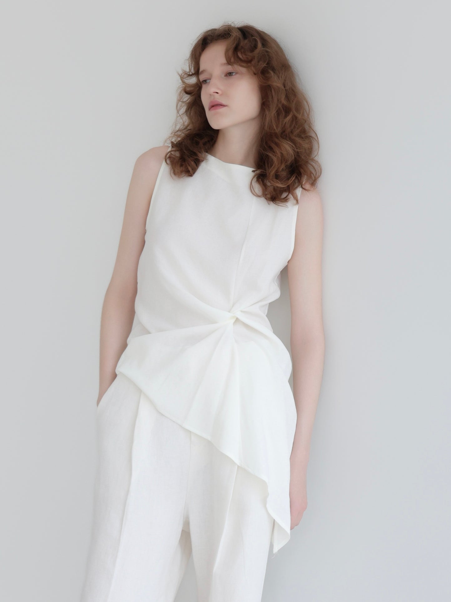 Jade | Asymmetric wrap top