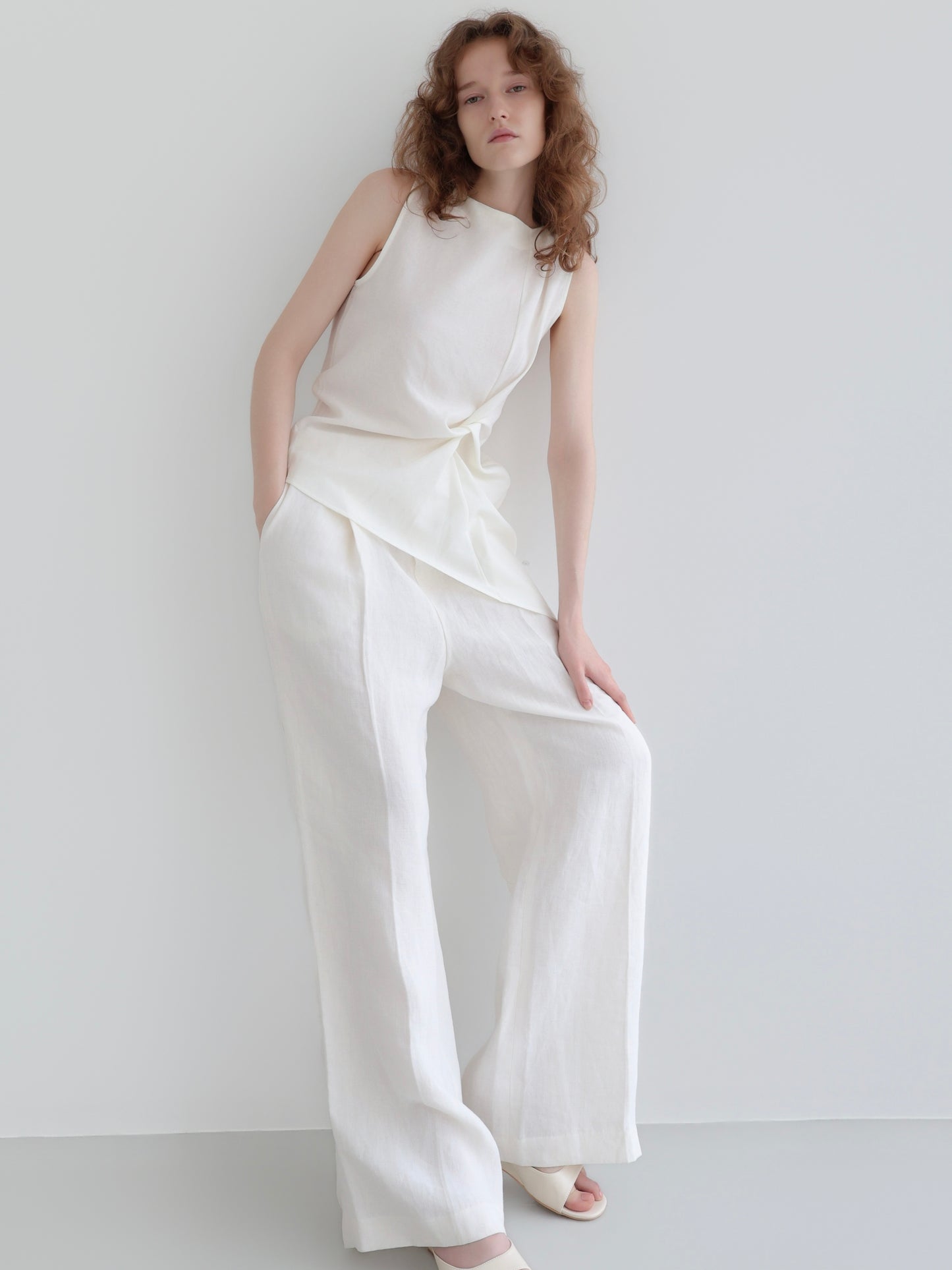 Jade | Asymmetric wrap top