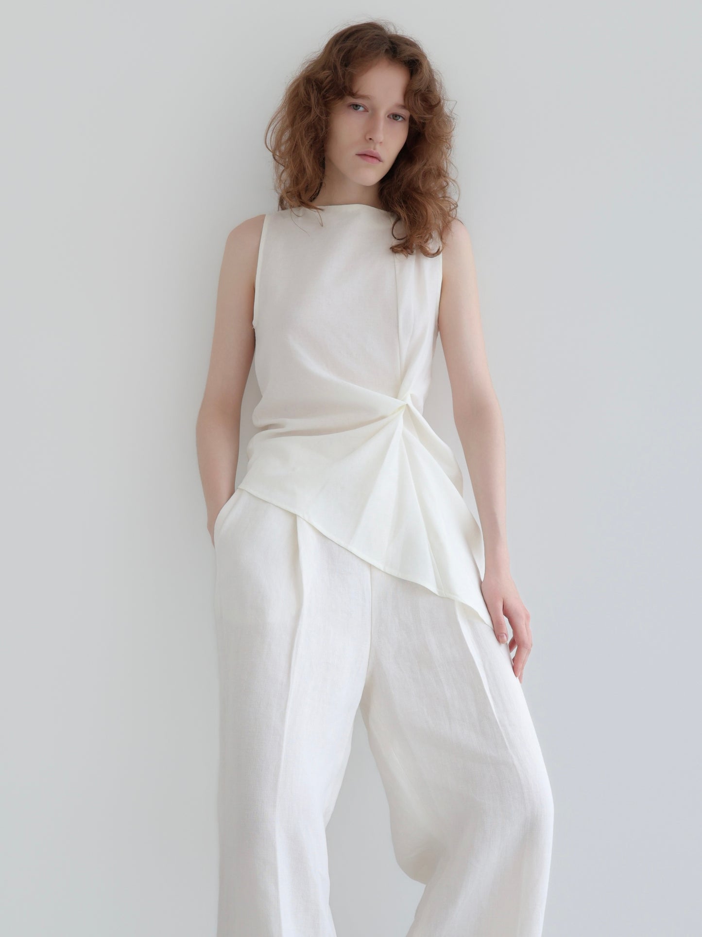 Jade | Asymmetric wrap top