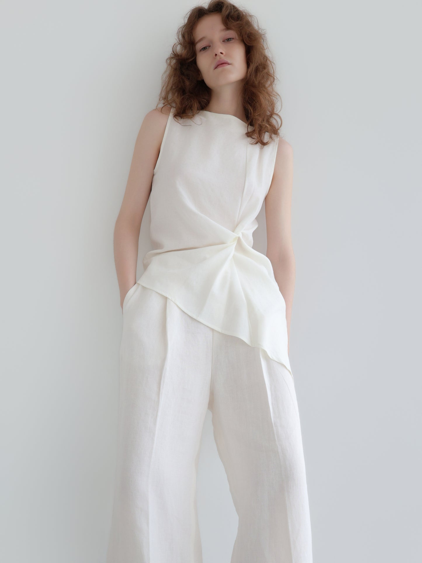 Jade | Asymmetric wrap top