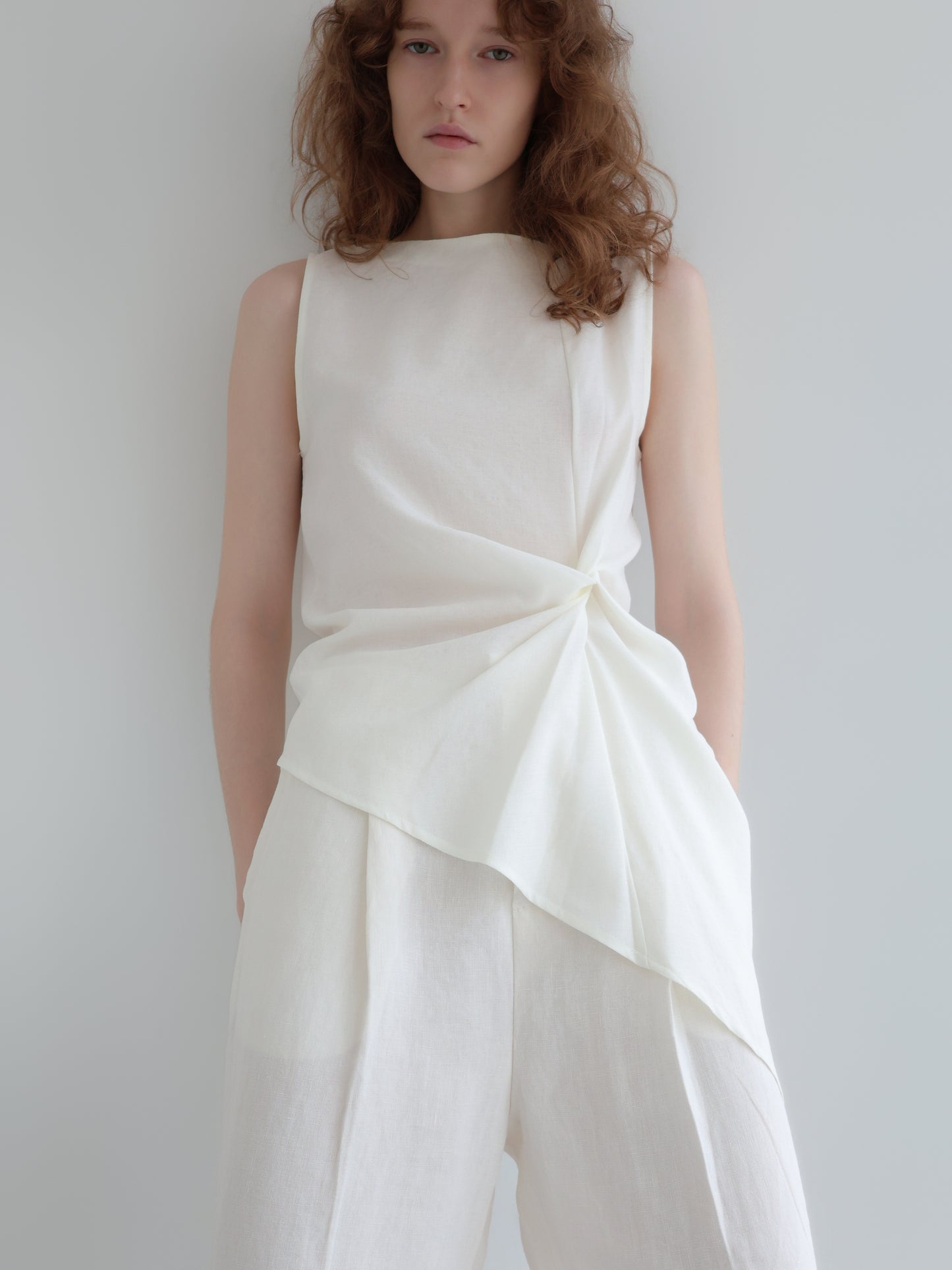 Jade | Asymmetric wrap top