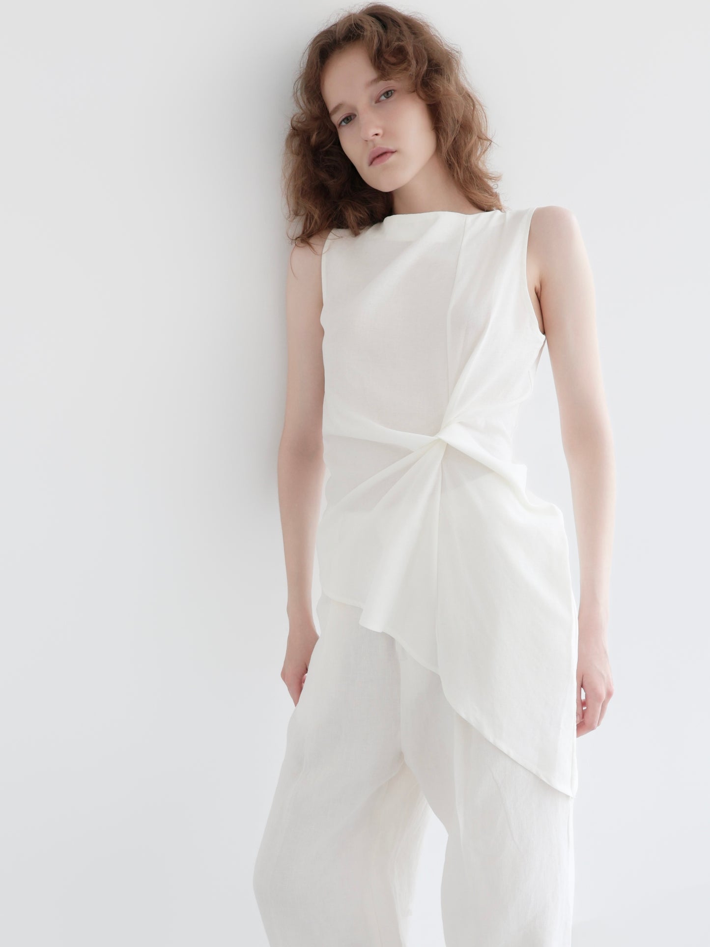 Jade | Asymmetric wrap top