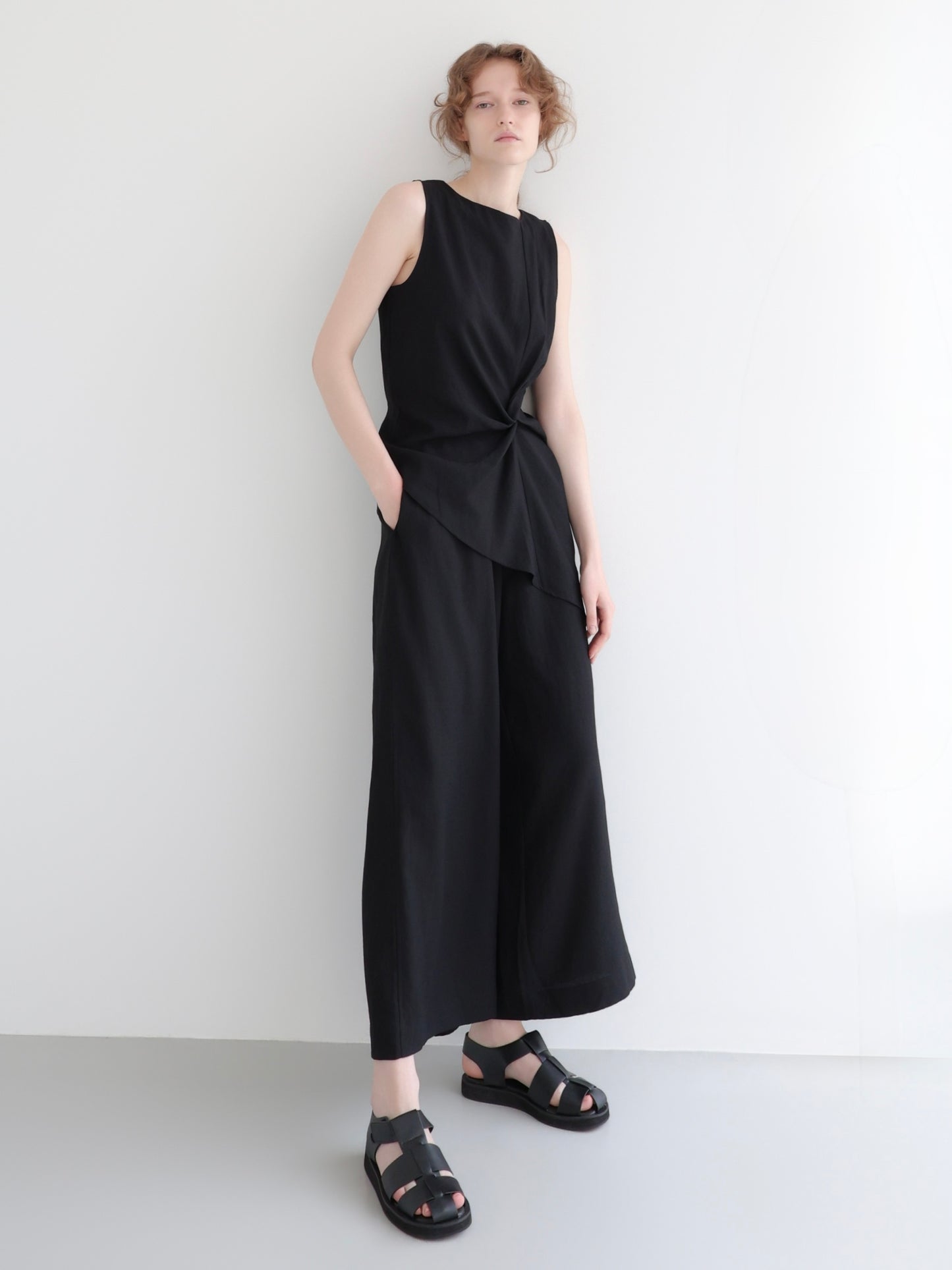 Jade | Asymmetric wrap top