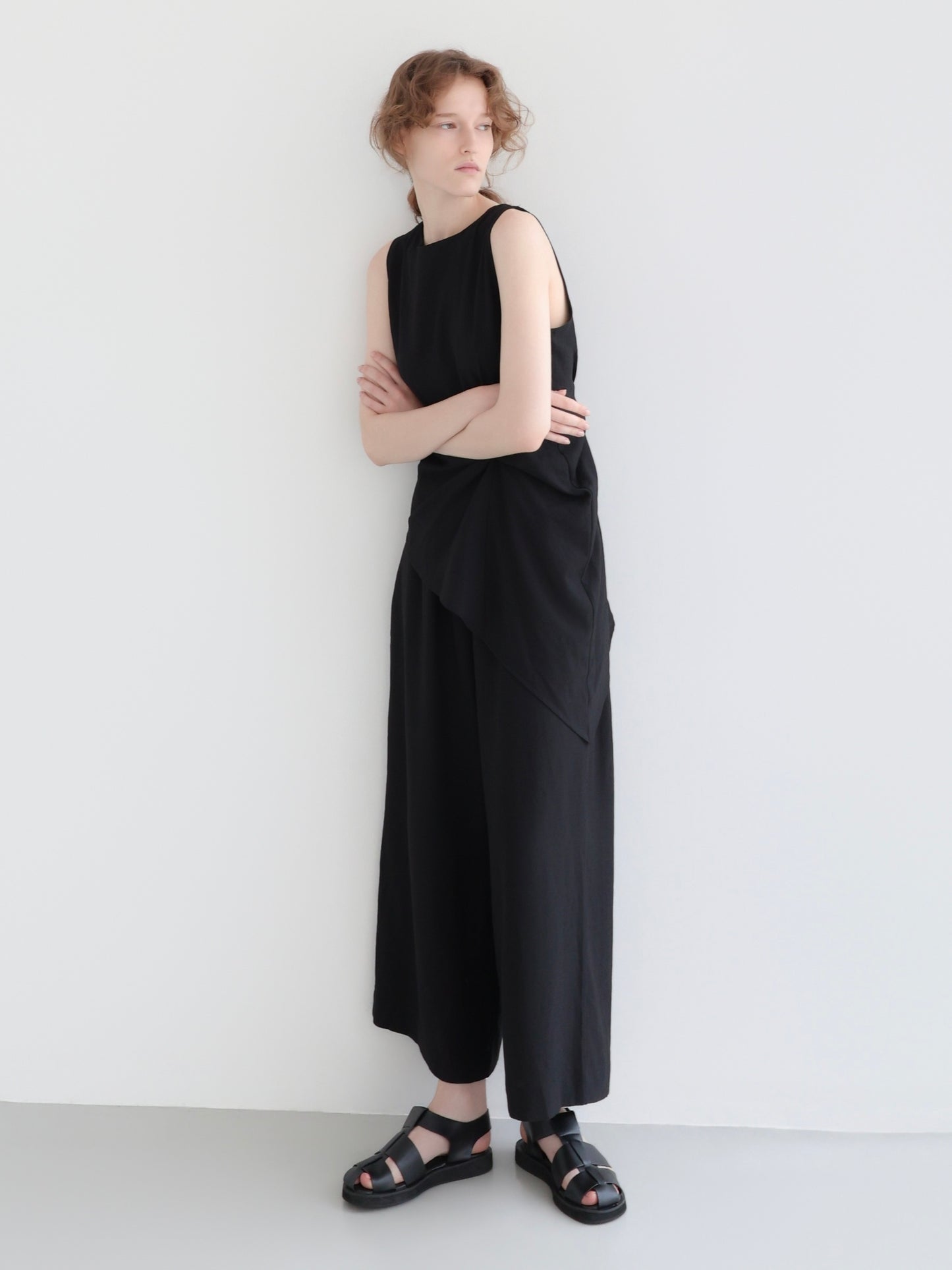 Jade | Asymmetric wrap top