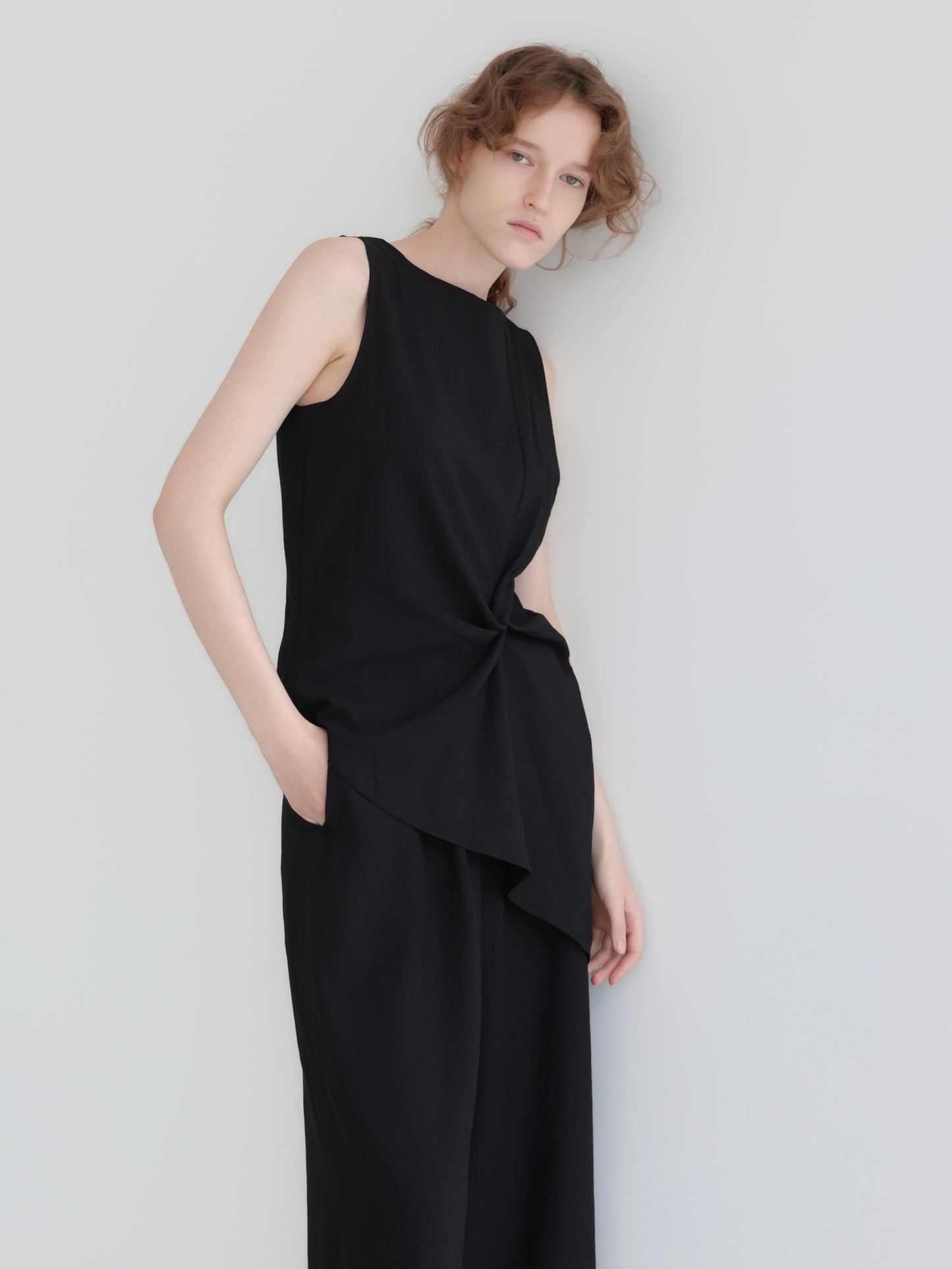Jade | Asymmetric wrap top