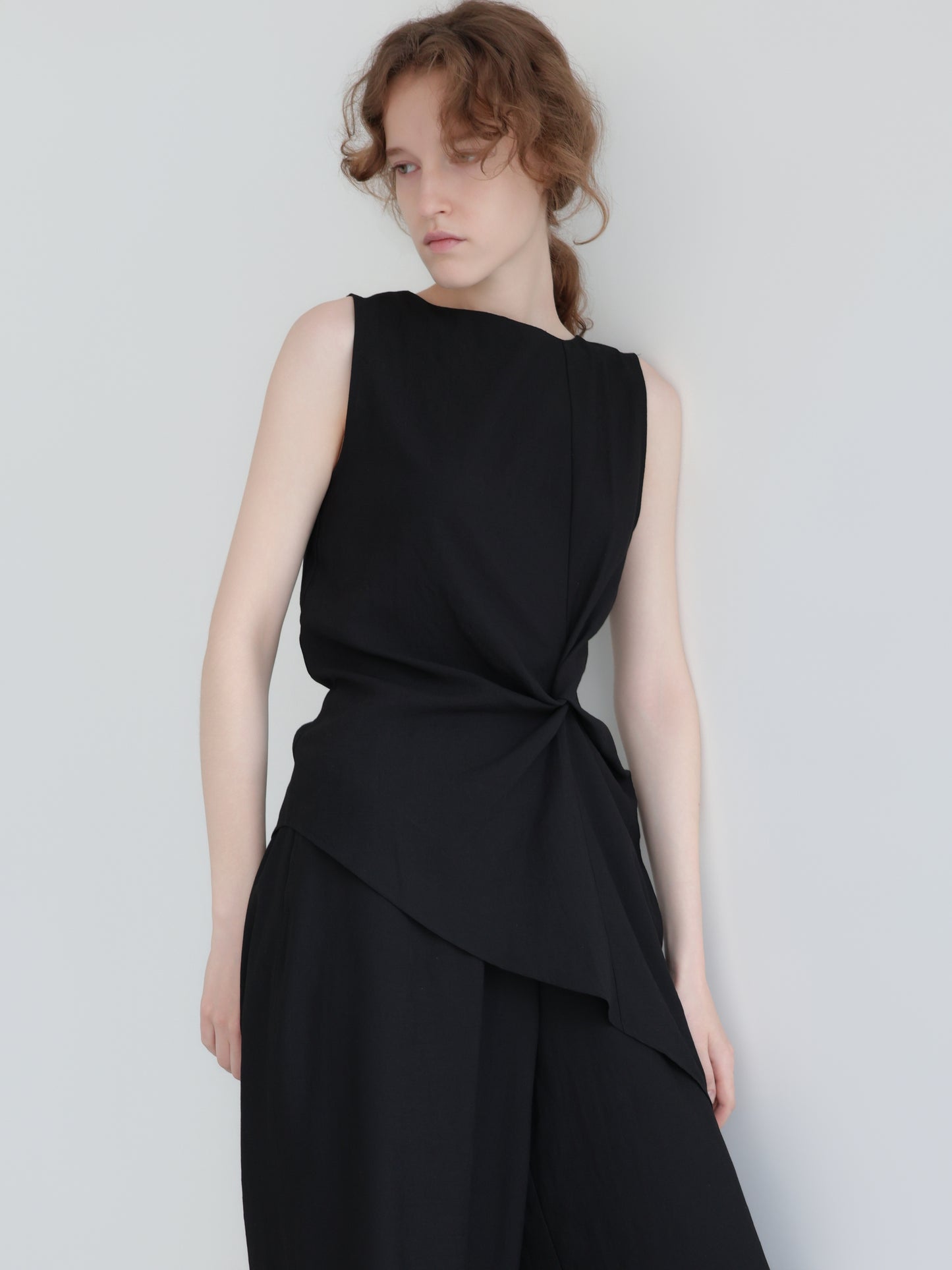 Jade | Asymmetric wrap top