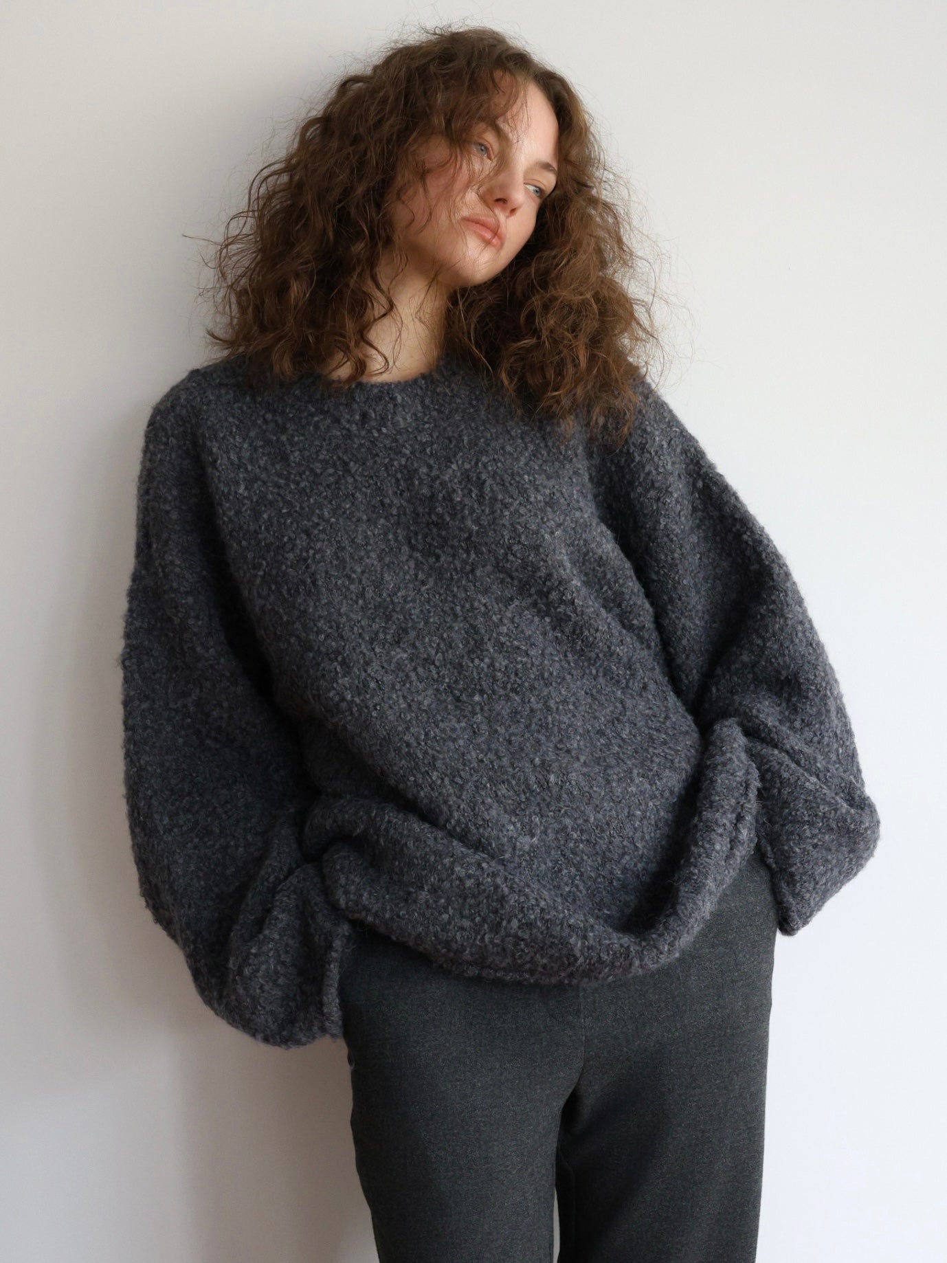 🔴Louis wool boucle knit