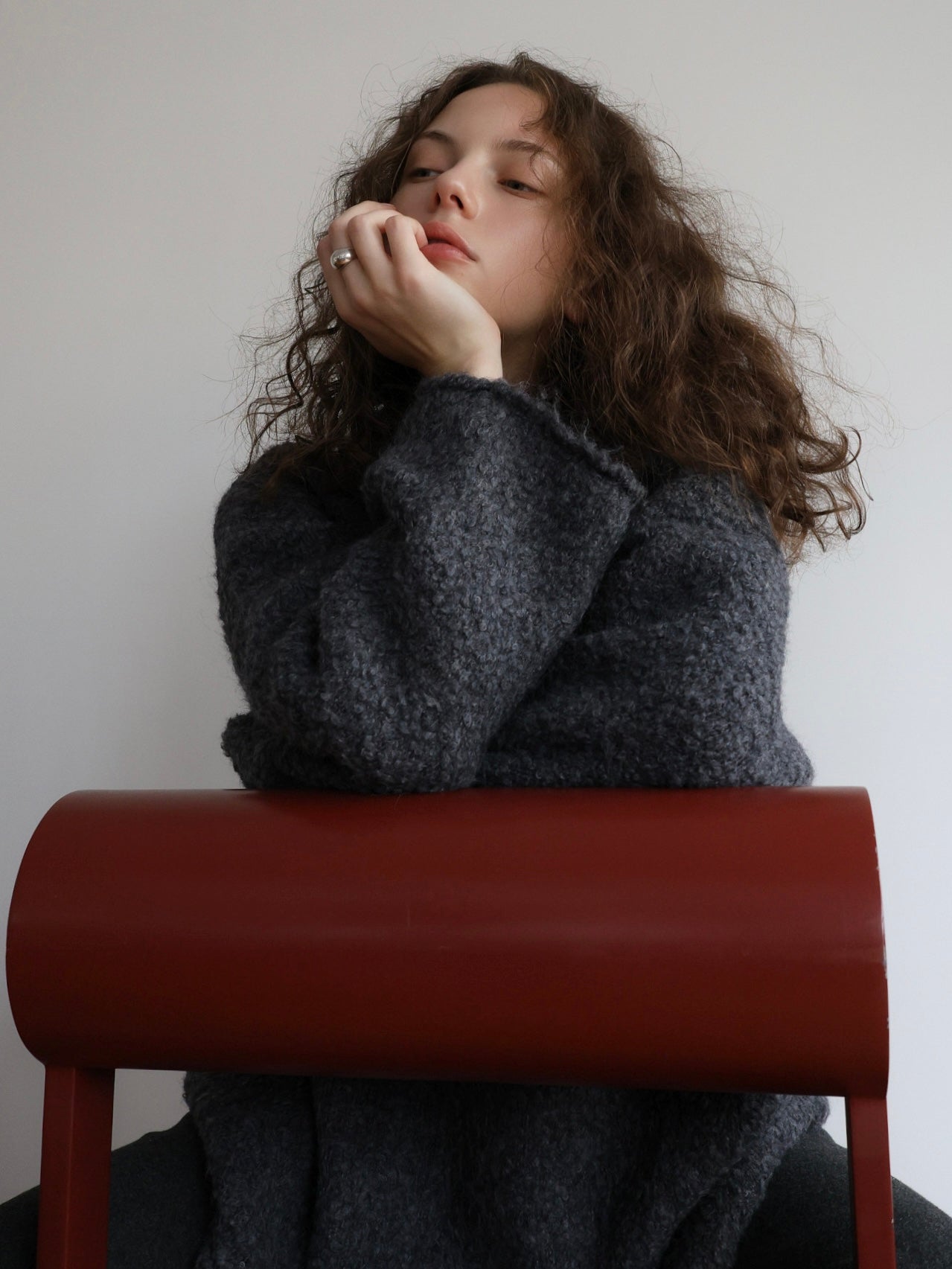 🔴Louis wool boucle knit