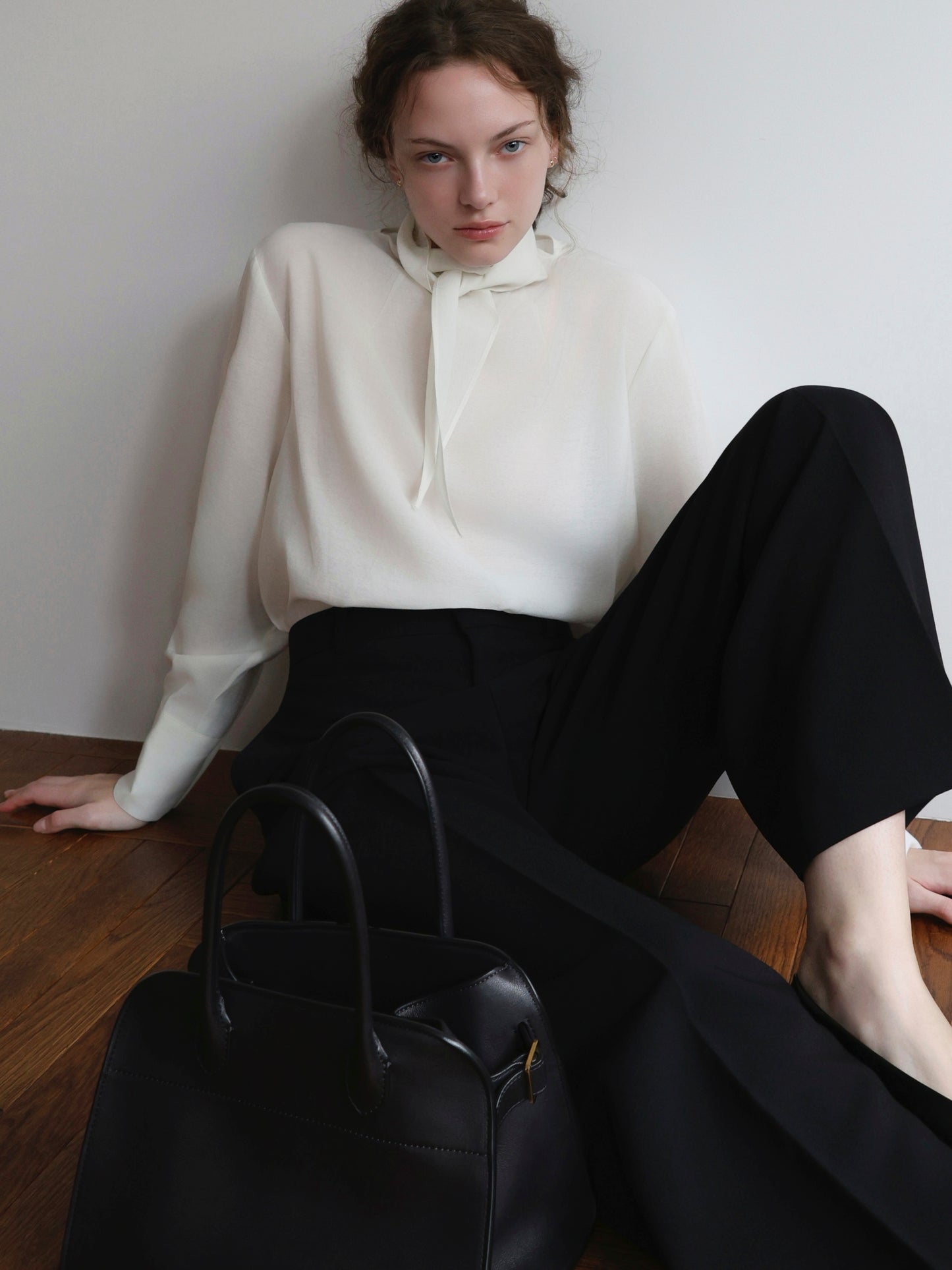 Emma | Tie blouse