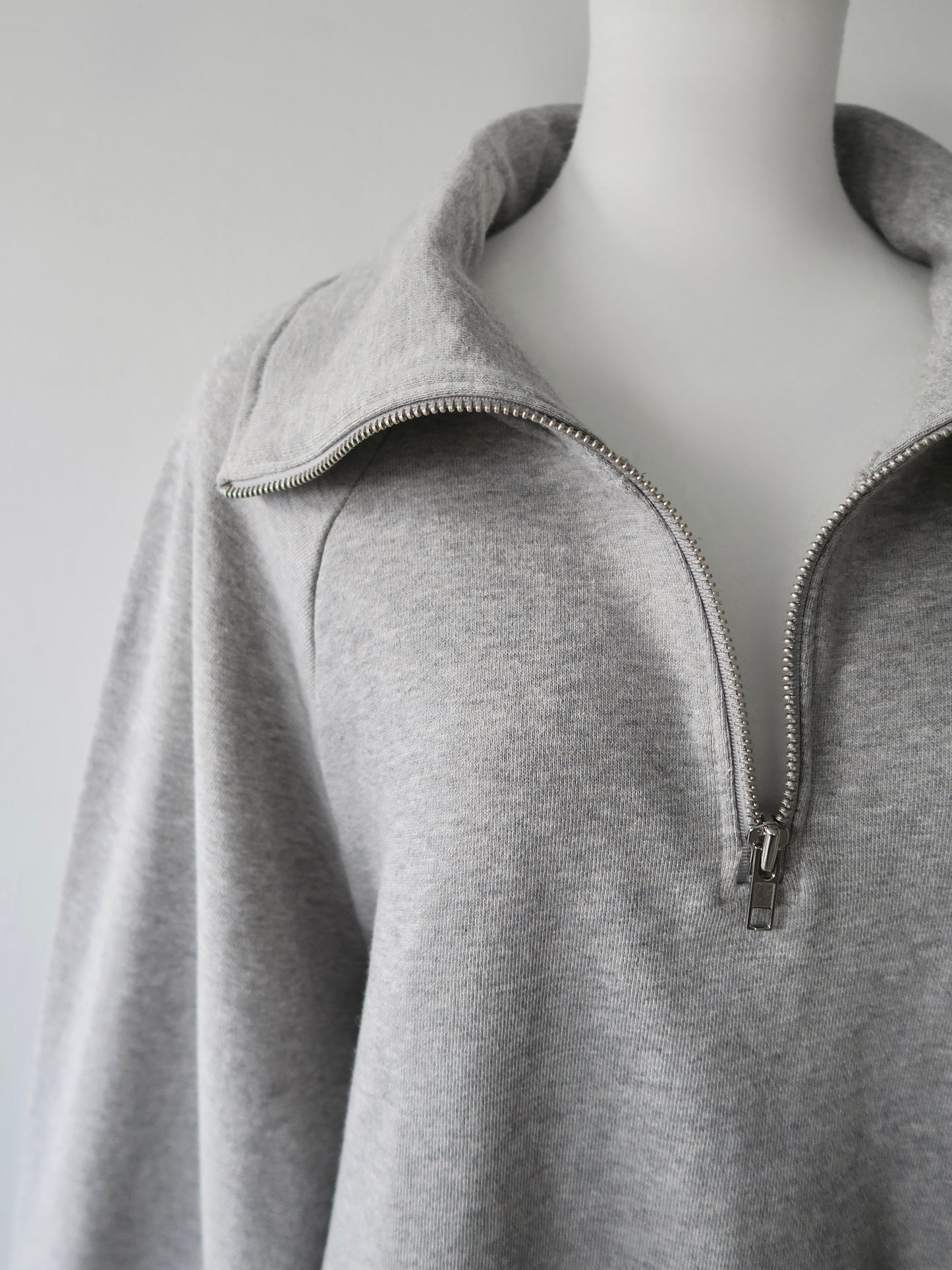 ⭕️Relaxed Half-Zip Sweatshirt